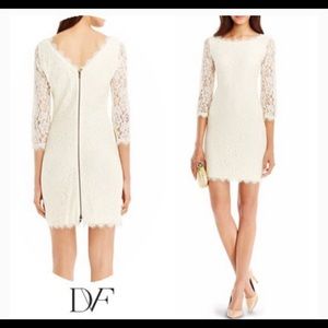 DVF Zarita Ivory Lace Dress